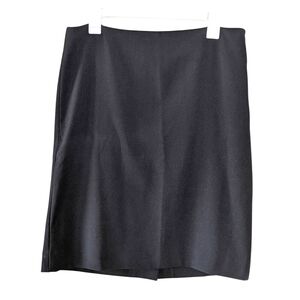 Like New MM Lafleur Black Knee-Length Pencil Skirt Size 10